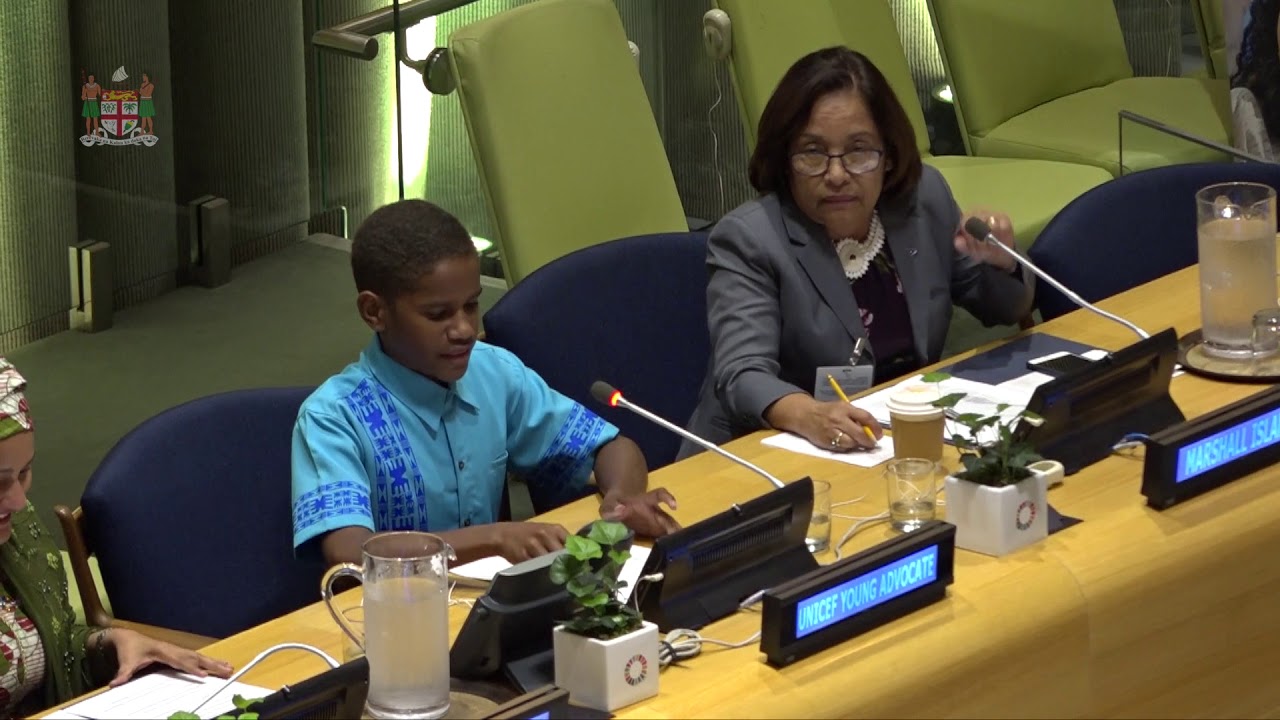 Fijian climate advocate Timoci Naulusala calls  on world leaders to act against climate change.