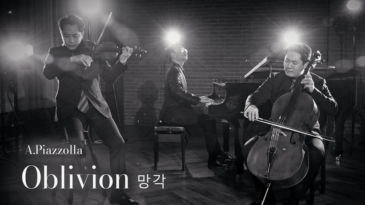 '오블리비언' Oblivion (A.Piazzolla)│Sentimental & Souvenir☕ (Violin x Cello x Piano)
