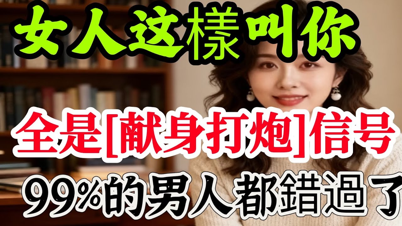 女人用这5种称呼叫你，八成想献身。老实人别傻傻错过。  #男女相處#親密關係#互動#信號##情 #happy婚 #感情 #大熱門 #結婚