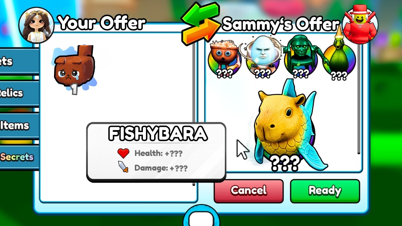 Trading From NOTHING to FISHBYARA SECRET In Brainrot Evolution (Roblox)