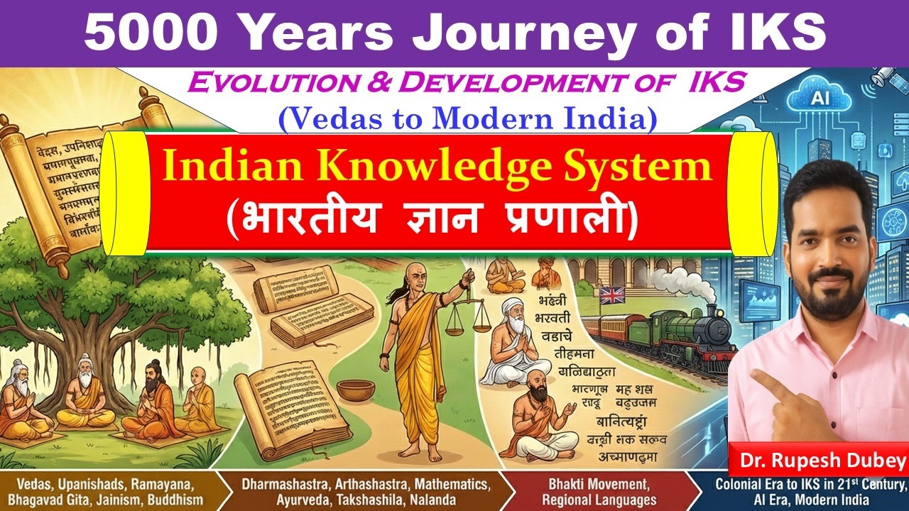 5000 Years Journey of IKS: Evolution & Development of Indian Knowledge System Vedas to Modern India