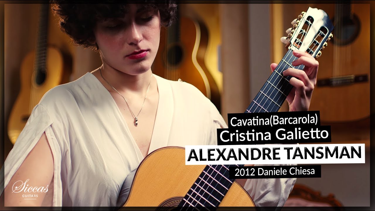 Cristina Galietto plays Barcarola from Suite Cavatina by Alexandre Tansman on a 2012 D. Chiesa
