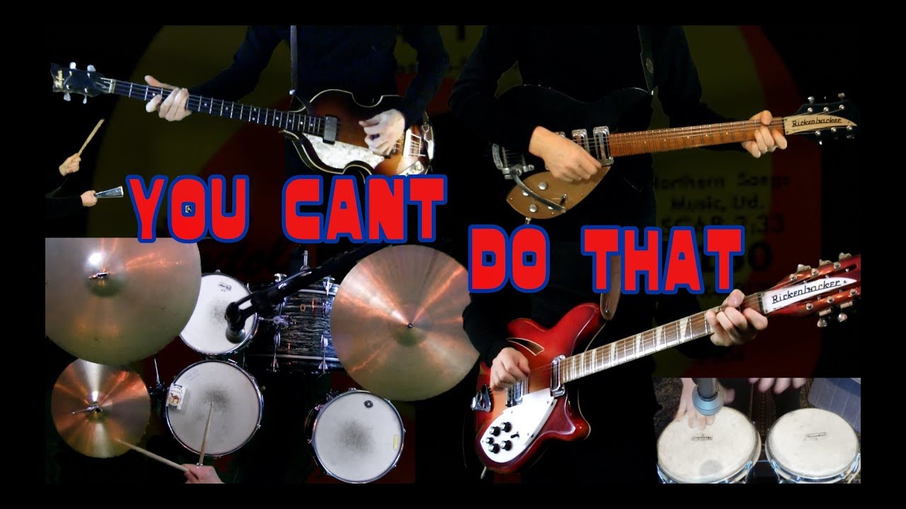 You Can't Do That | Instrumental Cover | Guitars, Bass and Drums