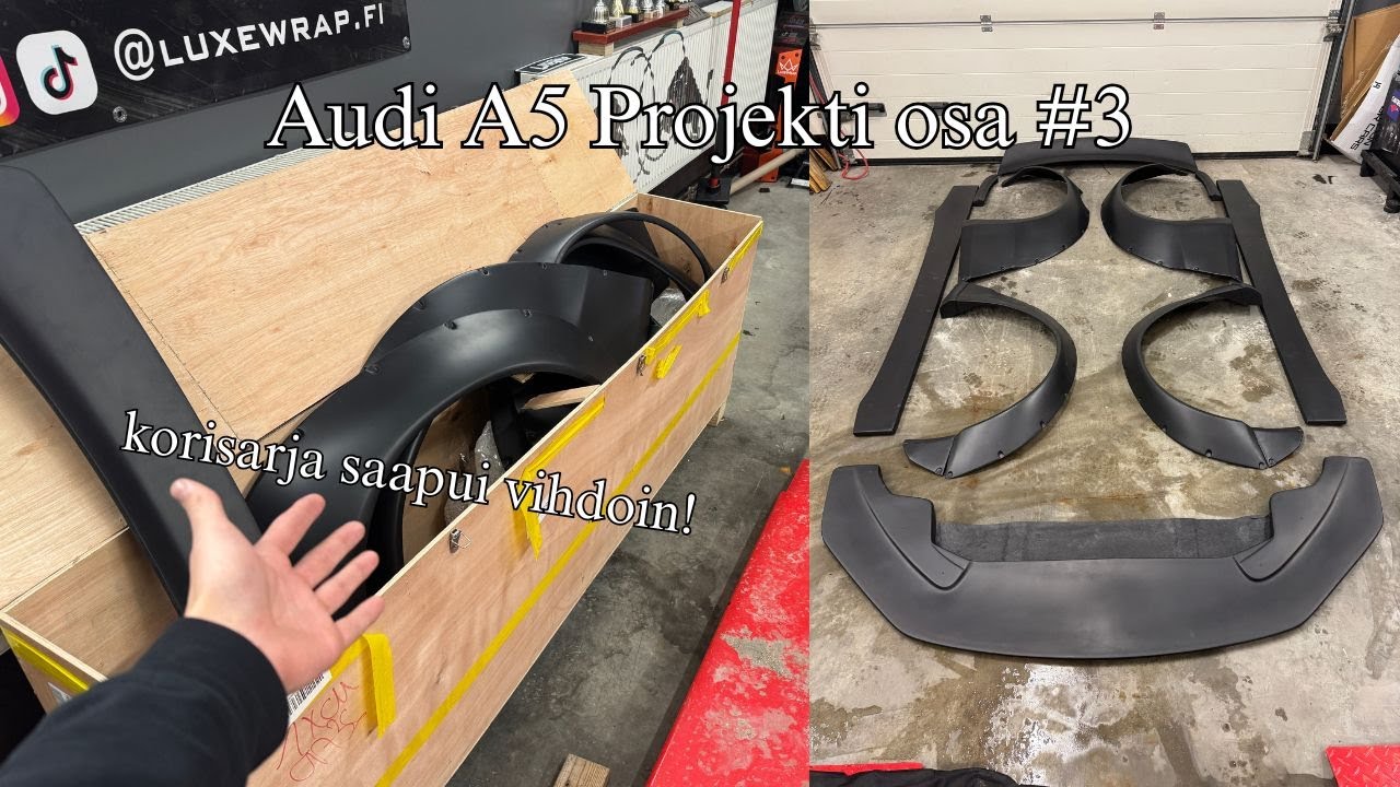 Audi A5 B8 projekti osa #3 (korisarja on vihdoin saapunut!!)