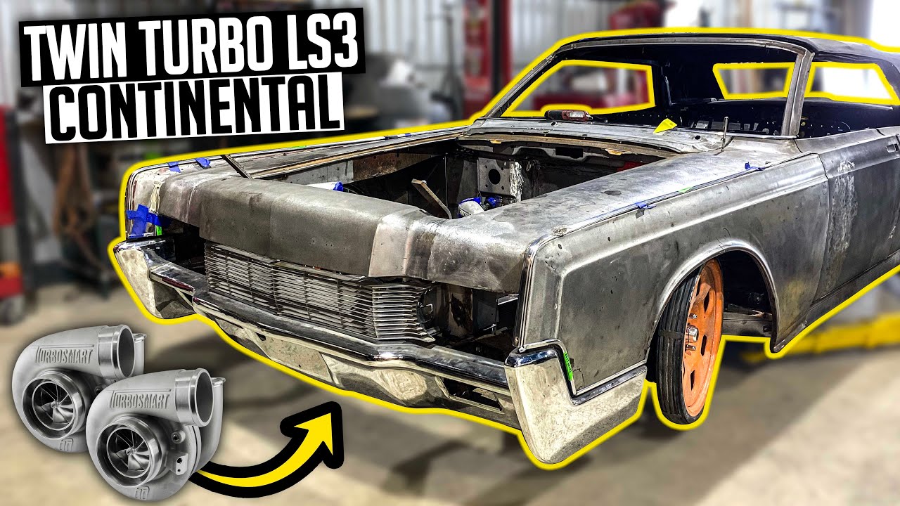 LS Swapped Continental Gets Mirror Image Turbos! - '67 LS3 Lincoln Continental Build Ep. 10