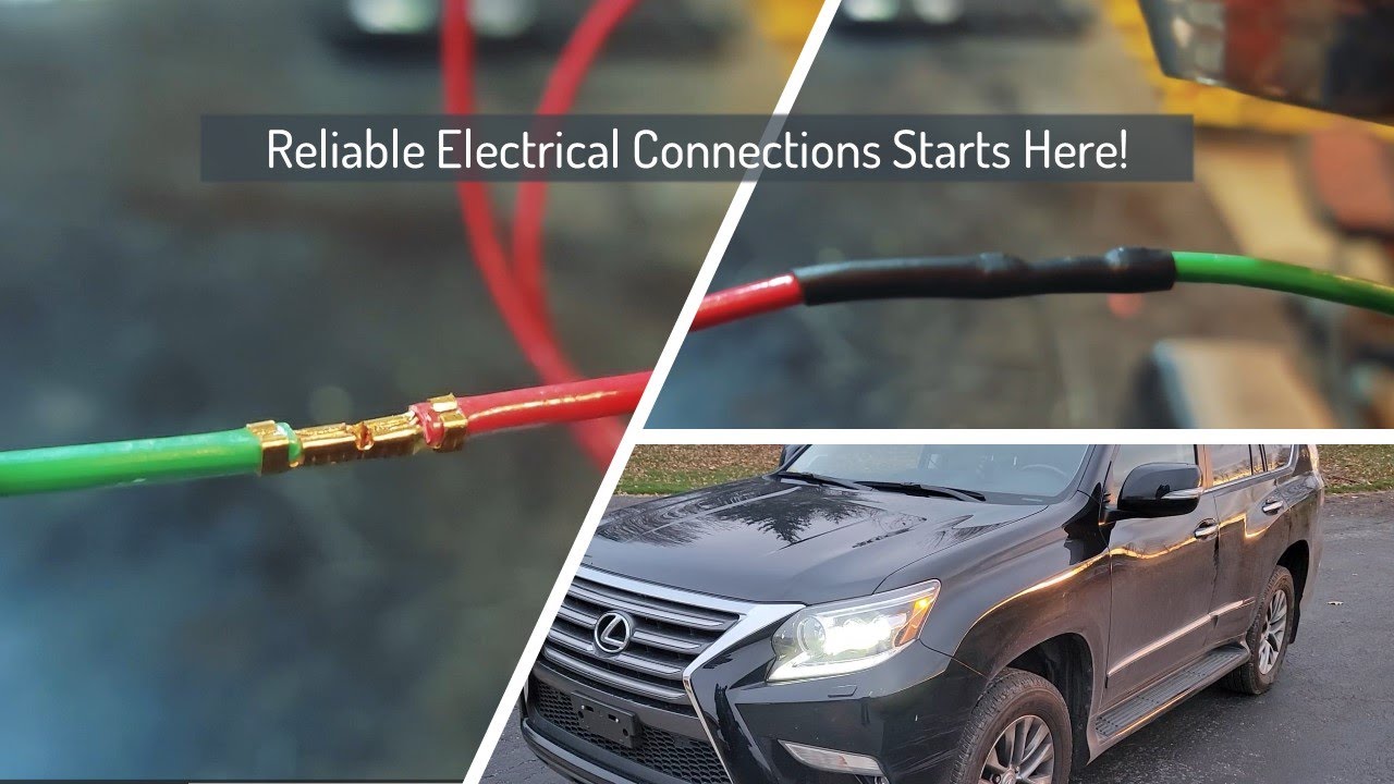Open Barrel Crimped Wiring Connections - Stop Soldering Wires on Automobiles!