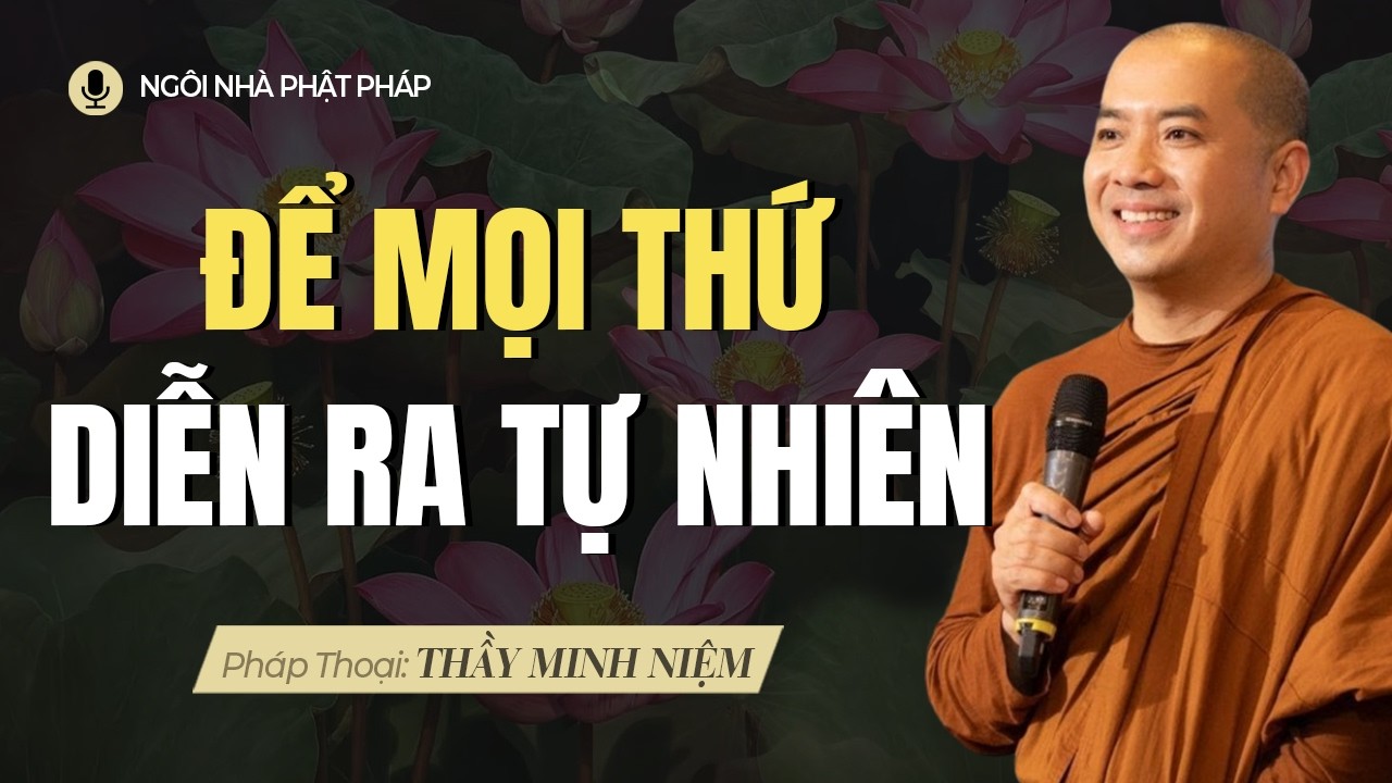 Để Mọi Thứ Diễn Ra Một Cách Tự Nhiên | Thầy Minh Niệm