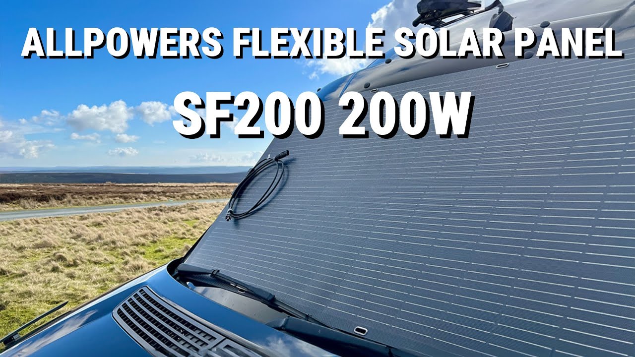 Ultra-thin! Ultra-flexible! ALLPOWERS SF200 folding solar panel, a new choice for outdoor energy! ☀️