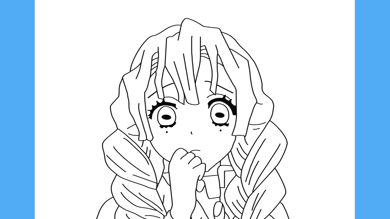 COMO DESENHAR MITSURI KANJORI (Hashira do Amor) - DEMON SLAYER (Kimetsu no Yaiba)