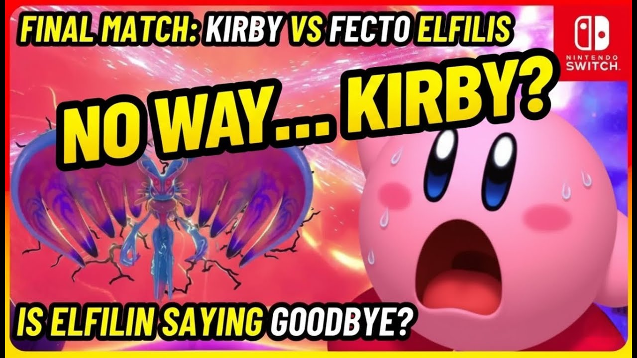 Kirby’s Biggest Battle! Did Elfilin Say Goodbye? [Full Playthrough] #Kirby #Elfilin #KirbyVsElfilis