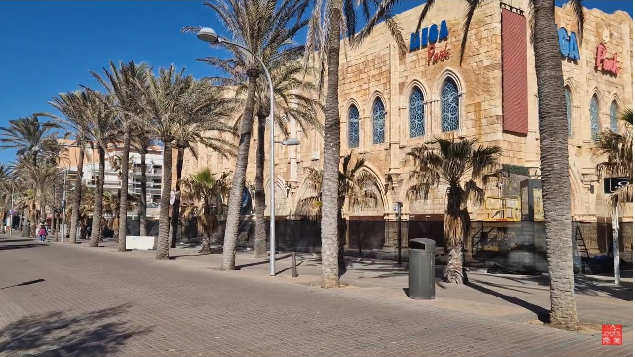 Playa de Palma - Mallorca - 02. Februar 2024 - Spaziergang vom Megapark bis Ballermann 7 | 17 Grad