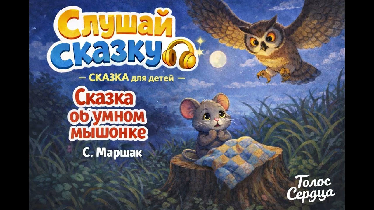 С. Маршак • Сказка об умном мышонке • Часть 1 - Сказку о глупом мышонке  - слушайте на нашем канале 