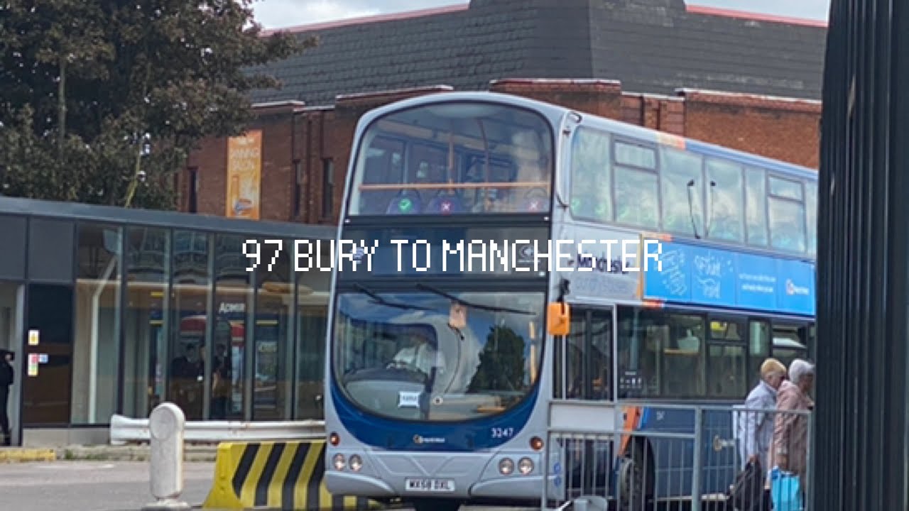 Full route 97 bury to Manchester go north west