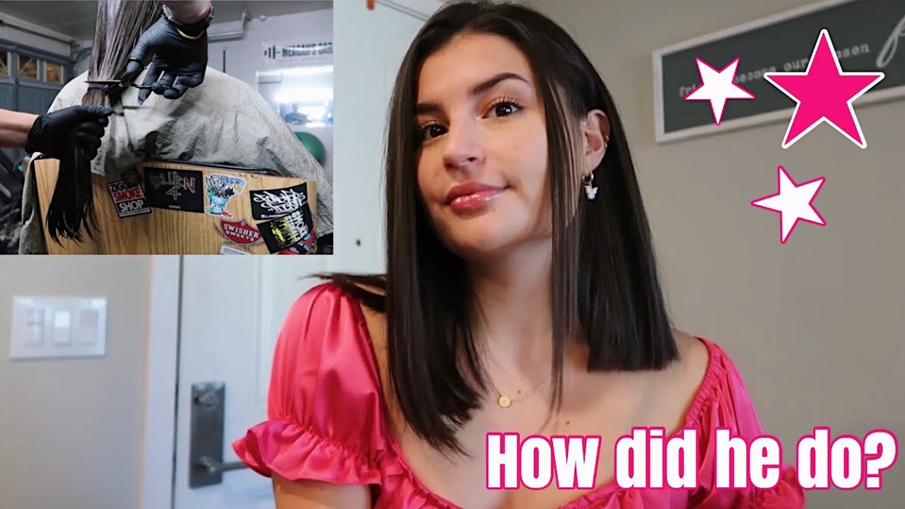 I let my boyfriend cut my hair SHORT.. we had to call for help
