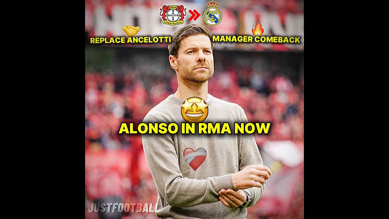 Xabi Alonso is next Real Madrid manager🤩#xabialonso #realmadrid #manager