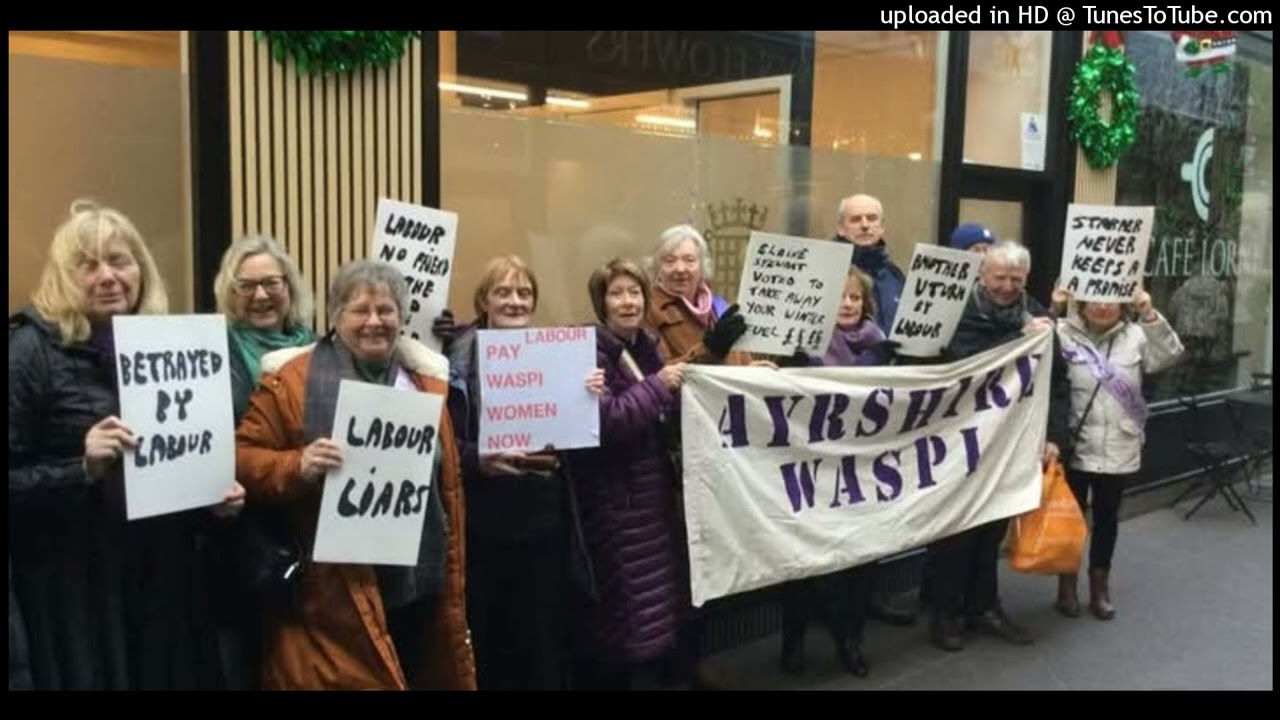 We were promised, were promised we’d be there to do it – Waspi Women protest song - Folk version