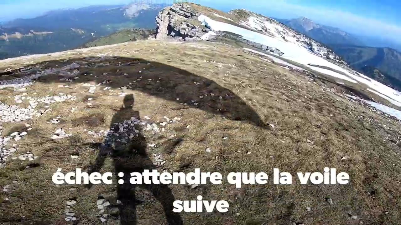 Premier vol montagne à la Dent de Crolles