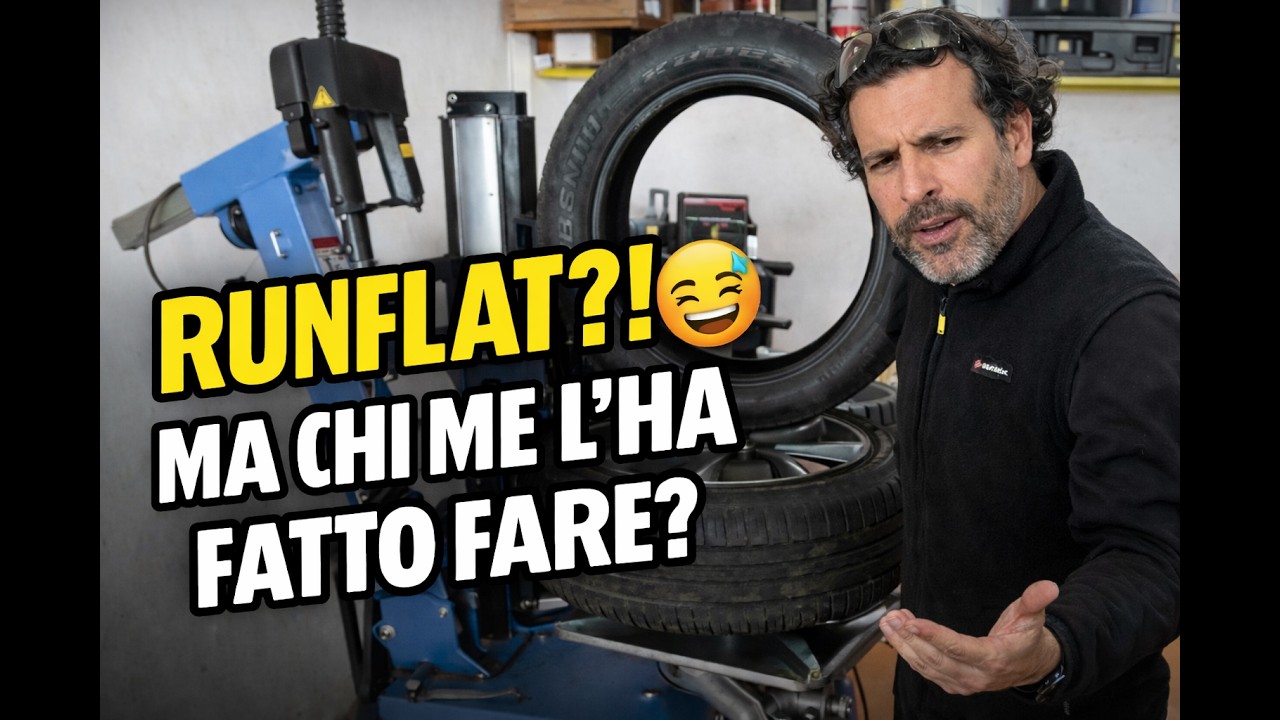 Ho provato a cambiare una RUNFLAT… prima volta 😅