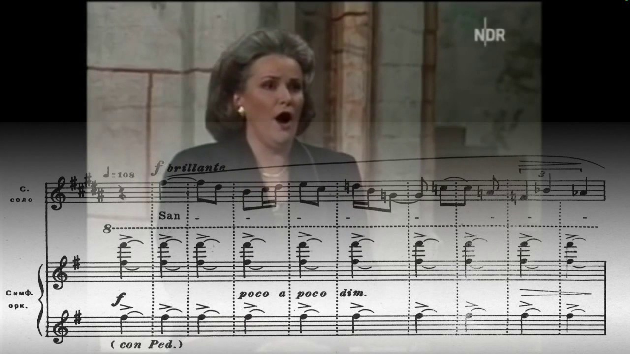 Britten. The War Requiem, 4 Sanctus, score