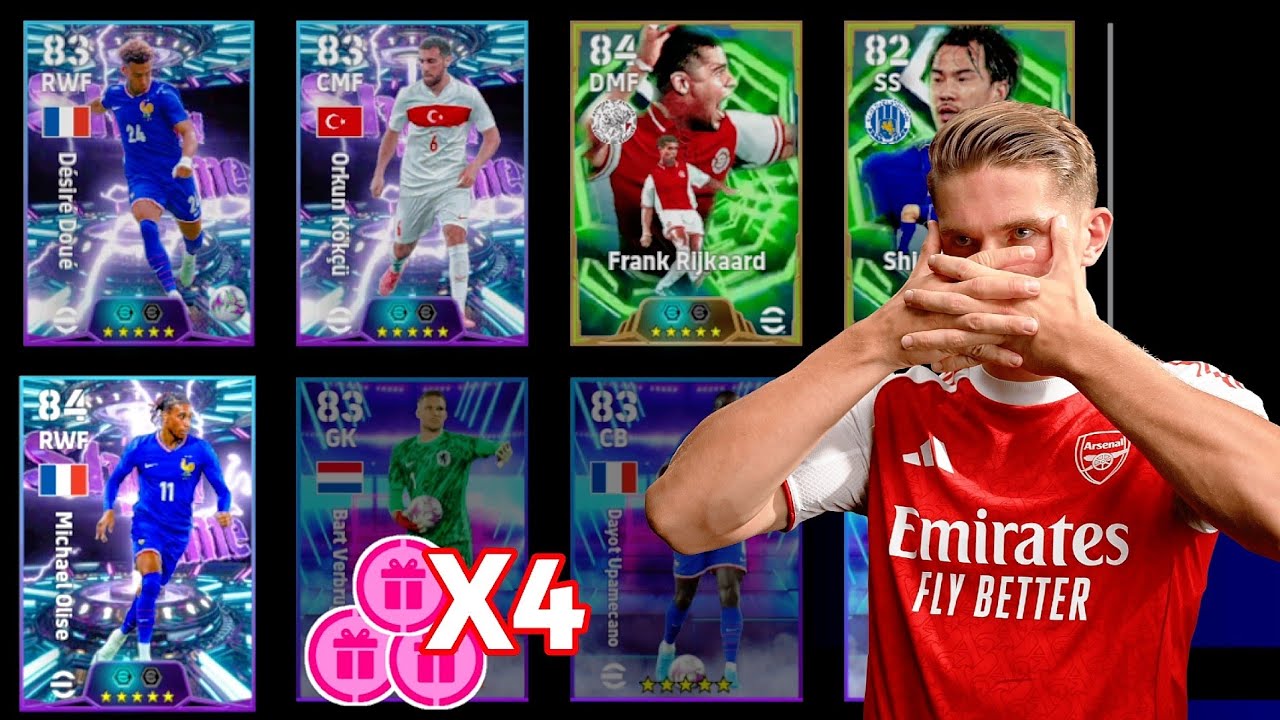 Бесплатное шоу! 🎁🎉 Четыре награды для игроков! Открытие наборов Efootball 2026 || Блиц-керлер Оли...