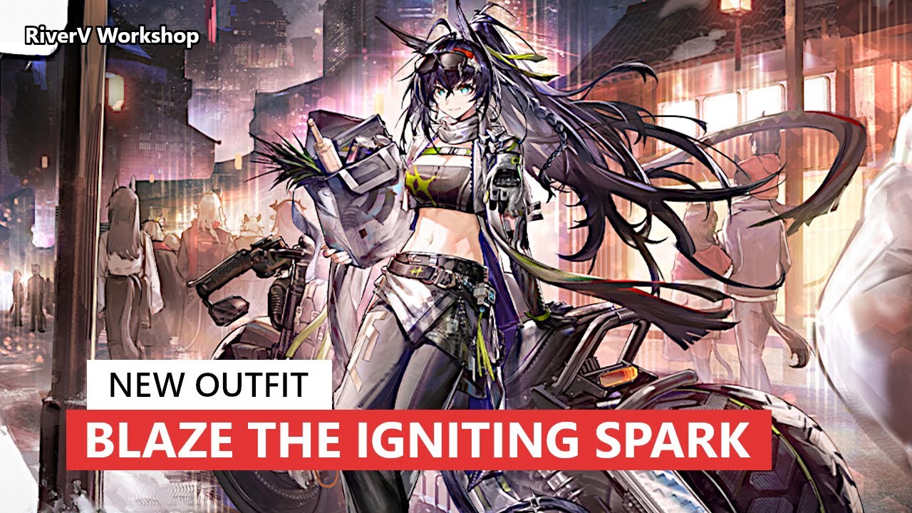 Blaze the Igniting Spark New Skin | Arknights 熾炎ブレイズの新コーデ