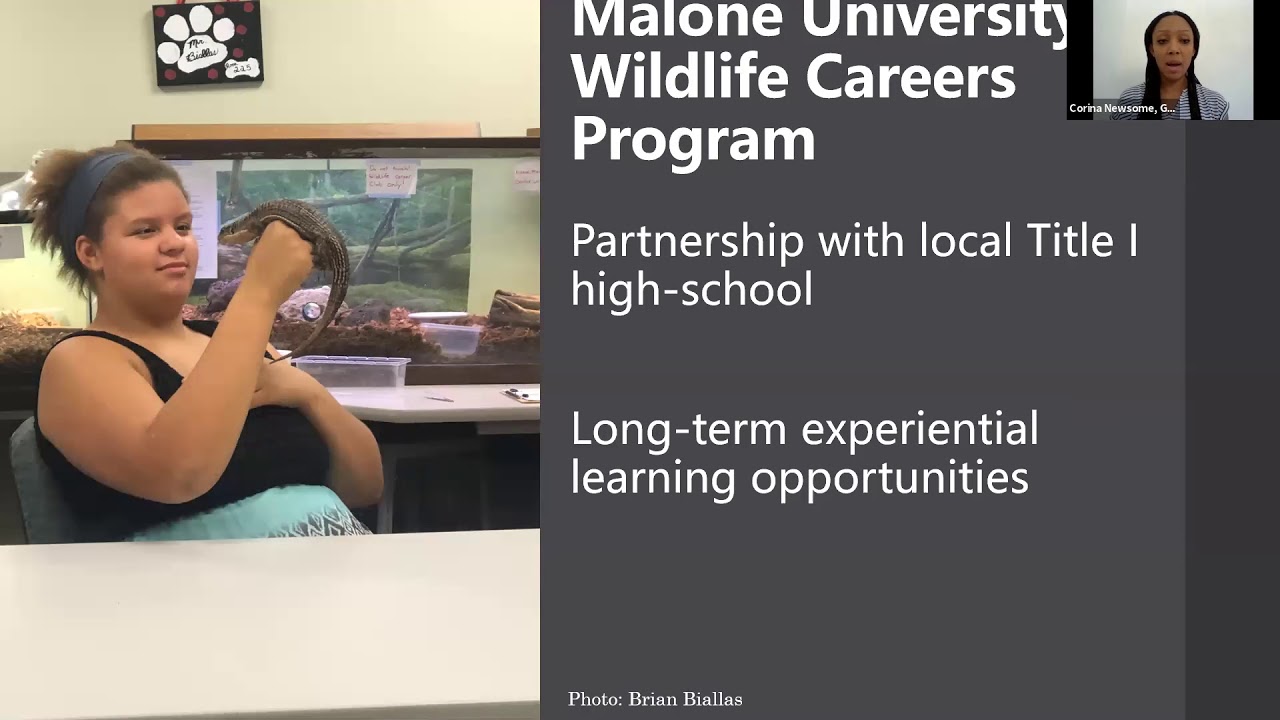 Wildlife Viewing and Nature Tourism meeting, featuring Corina Newsome from Georgia Audubon