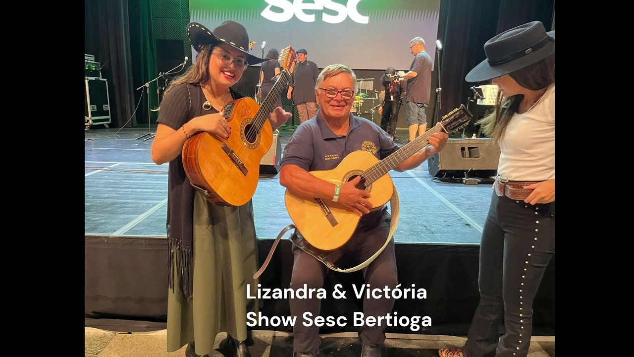 SHOW SESC BERTIOGA COM LIZANDRA & VICTÓRIA