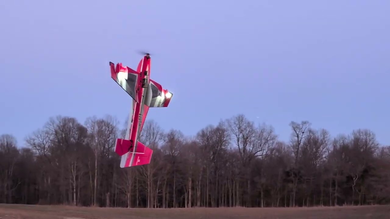 Eflite Eratix sunset flight with lights!