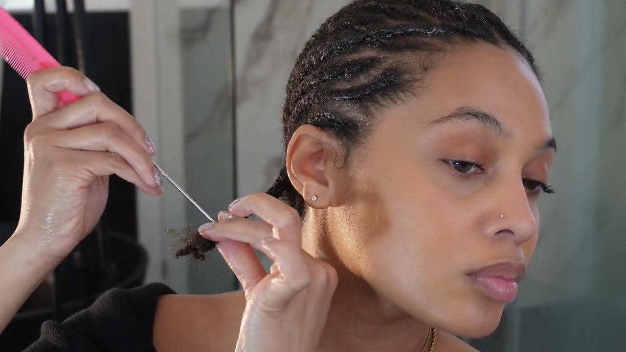 Silent Braid Takedown | Wash Day Ritual