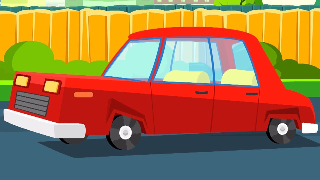папа красный автомобиль | песни для детей | детские стишки | Daddys Red Car | Preschool Russia