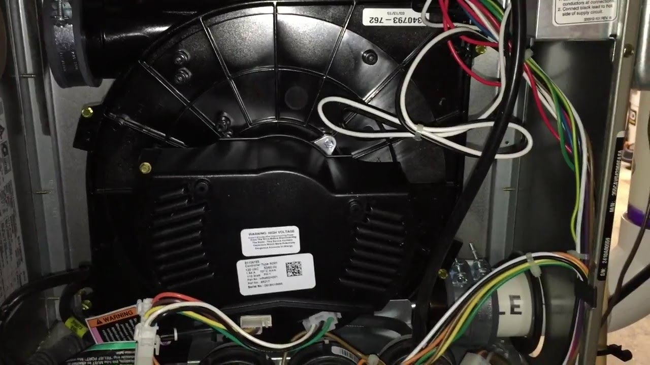 Bryant Gas Furnace Inducer Motor Failure and Replacement