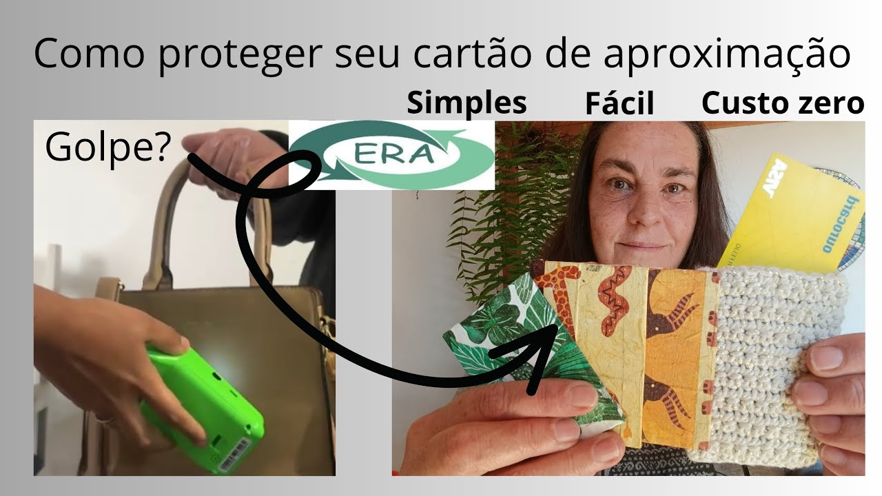 Como proteger seu cartão de aproximação? Reutilizando resíduos 