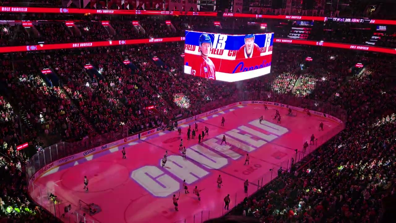 Montreal Canadiens Entrance vs Washington Capitals, February 28th 2026, Bell Centre Montreal Quebec