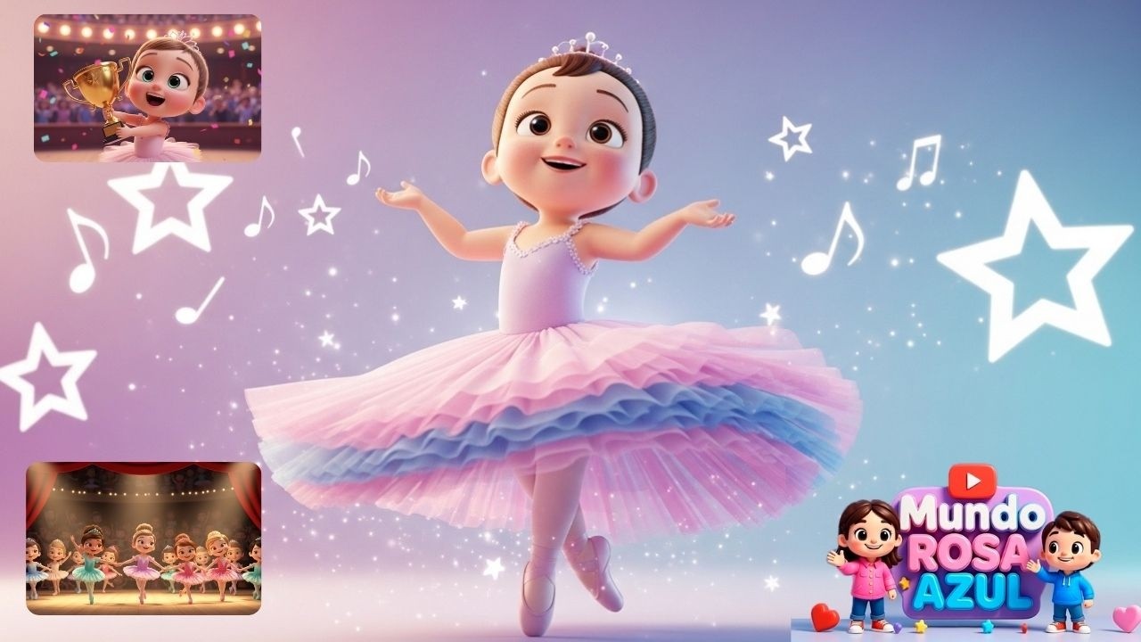 As Bailarinhas do Palquinho 🩰 | Música Infantil de Ballet, Amizade e Sonhos | 1 a 3 Anos