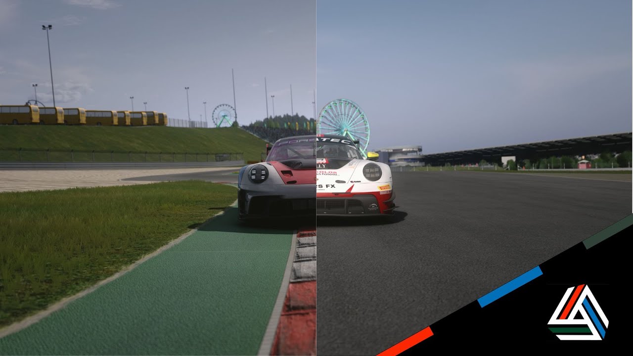 Porsche 911 GT3-R vs GT3-R Rennsport | Assetto Corsa