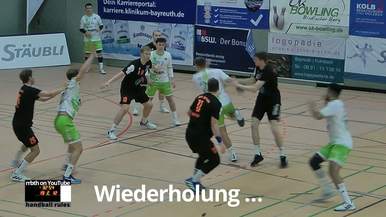 Handballregeln: Hinausstellung, aber Vorteil bzw. Spielfortsetzung?