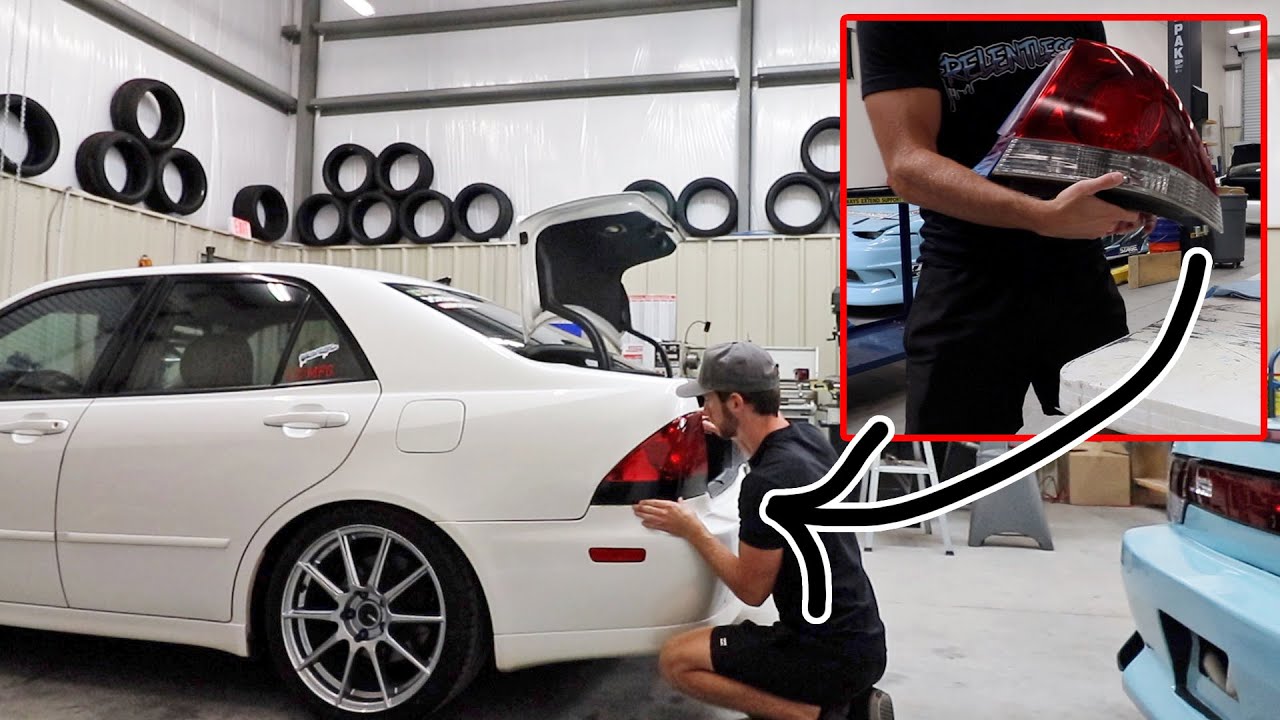 How To Nightshade Your Cars Tail Lights - Lexus IS300