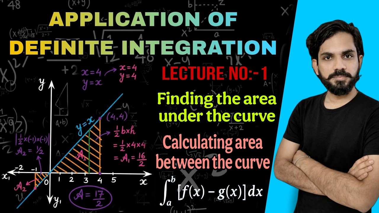 Applications of Definite Integration | Lecture 1 | Area Under Curve & Area Between Curves Explained