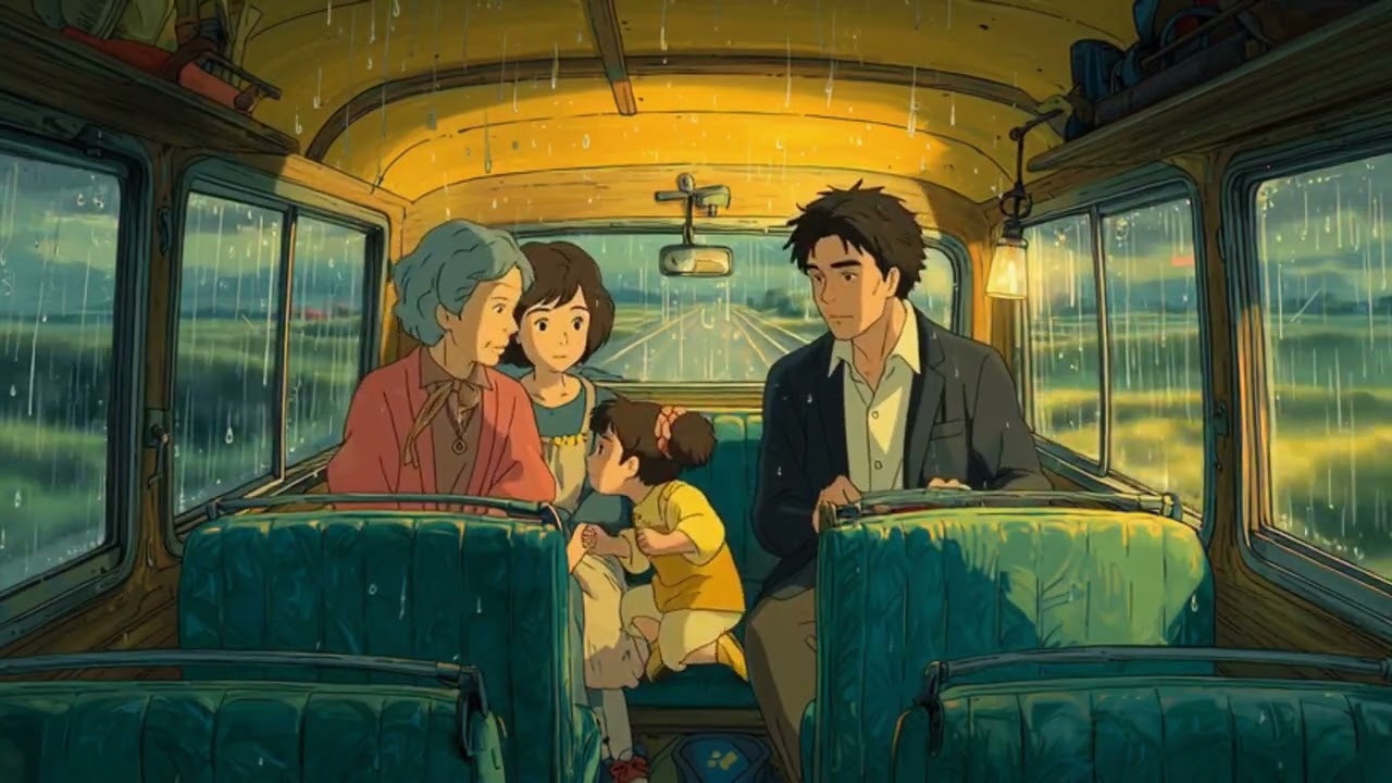 Peaceful Countryside Life 🌧️❄️ | Ghibli-Style Relaxing Animation for Sleep & Calm