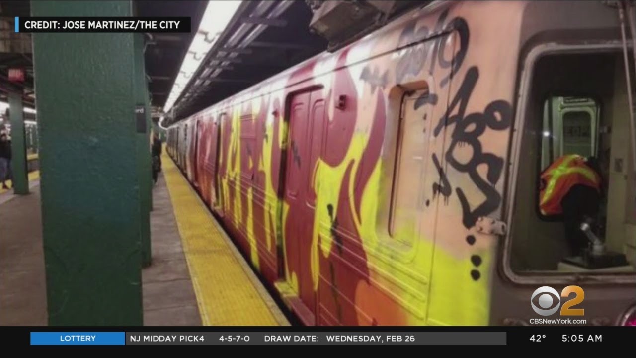 MTA, NYPD Cracking Down On Subway Graffiti