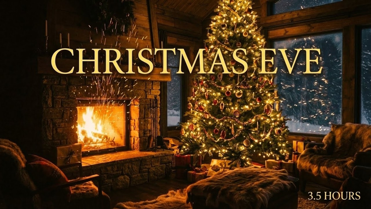 Christmas Eve 2025 🎄 Midnight Jazz & Carols to Make You Feel Home (3.5 Hours)