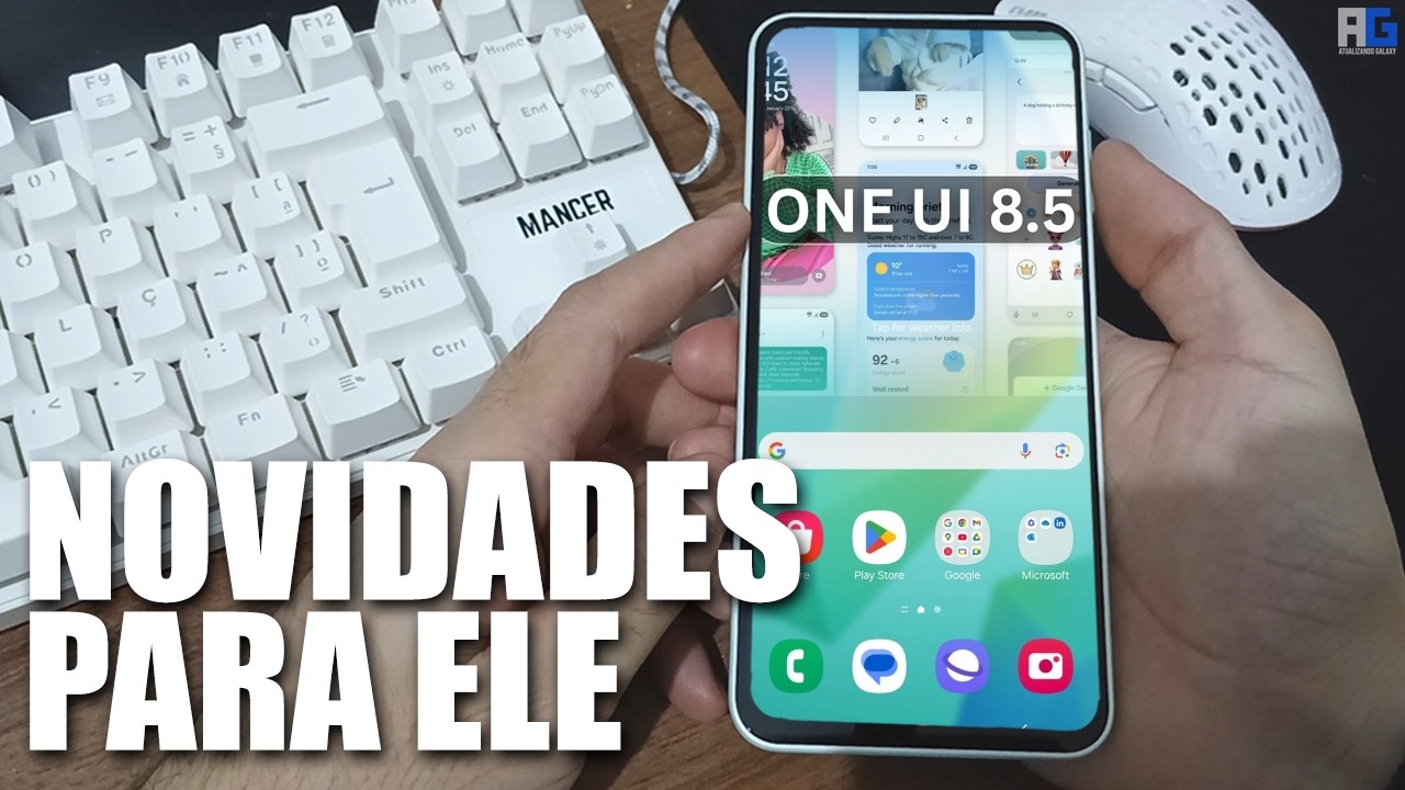 TUDO O QUE VOC&Ecirc; TER&Aacute;!! ONE UI 8.5 no GALXY A16 5G