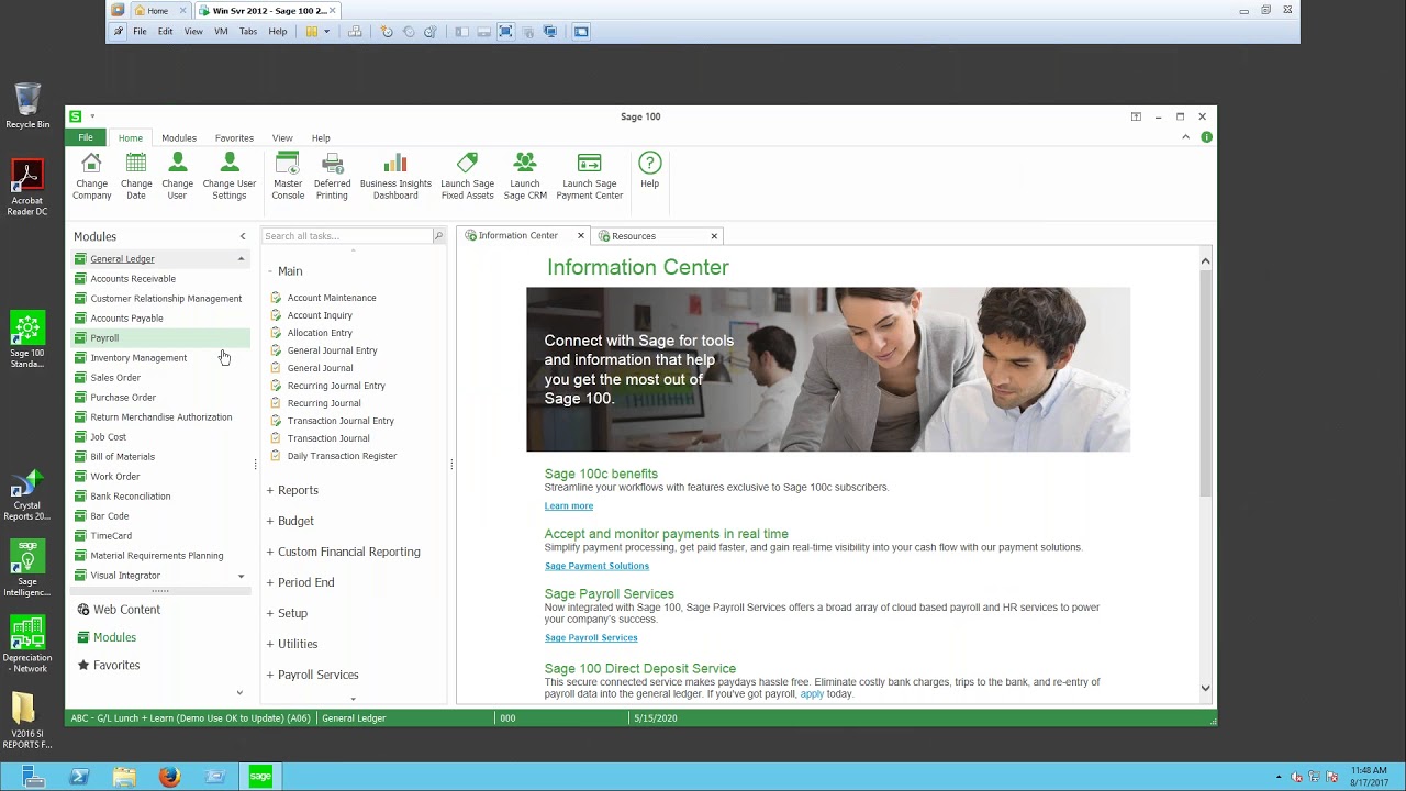 Sage 100 General Ledger Webinar by ISM