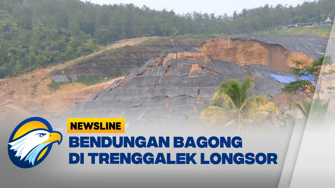 Hujan Deras, Bendungan Bagong di Trenggalek Longsor [Newsline]