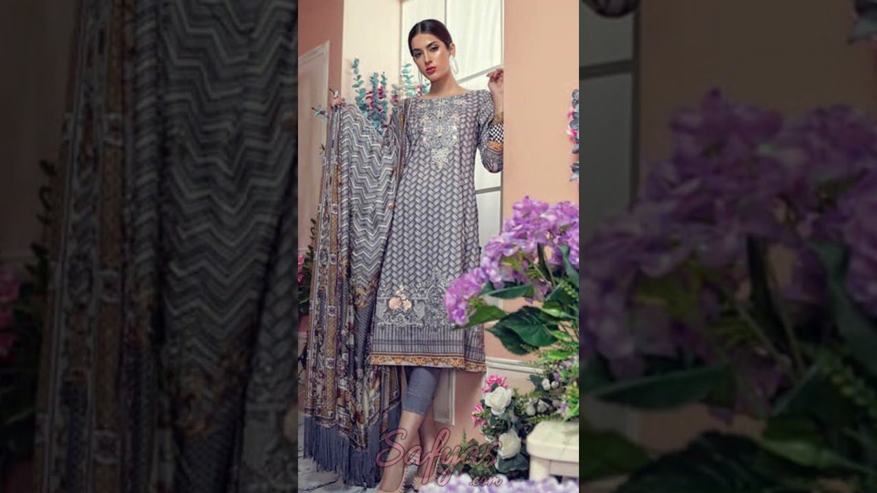 Orient Karandi Embridered 3 Piece Suit OTL-19-179-B Winter Collection'19