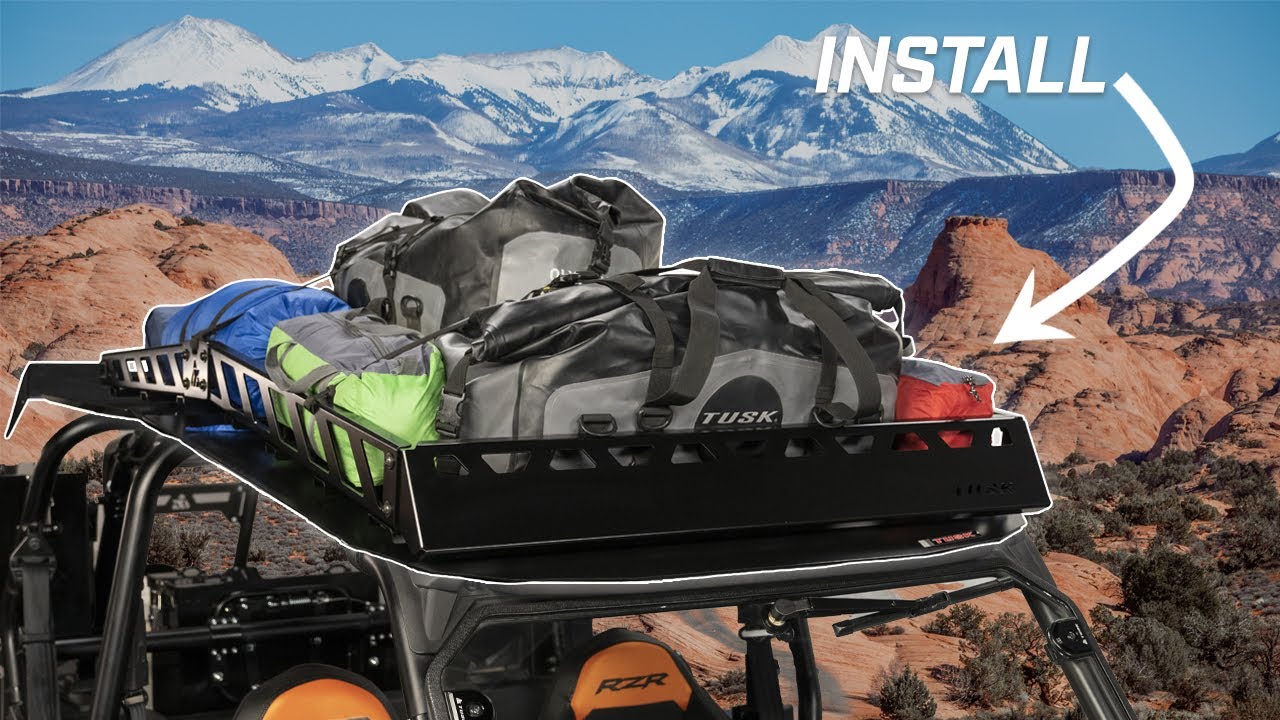 Polaris RZR XP 4 1000 Tusk Adventure Roof Rack Install | Tusk Overland Cargo Kit