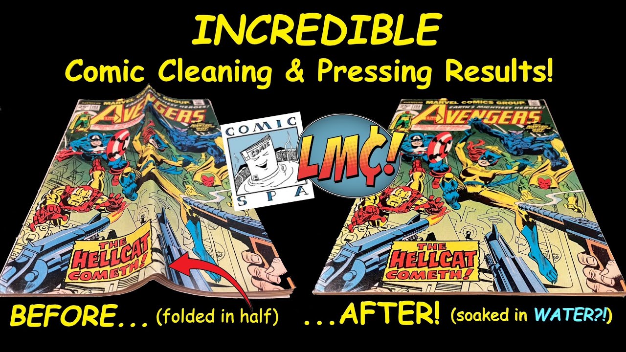 INCREDIBLE Comic Cleaning and Pressing Results!