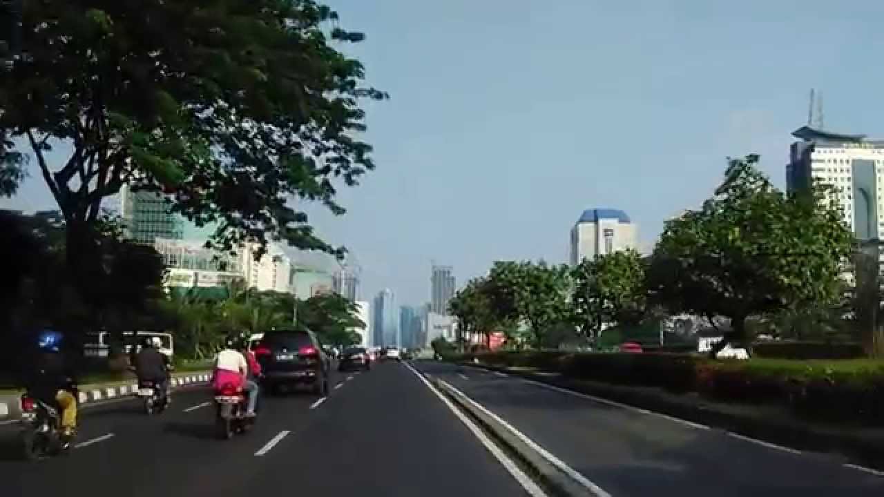 Driving in Jakarta, Indonesia