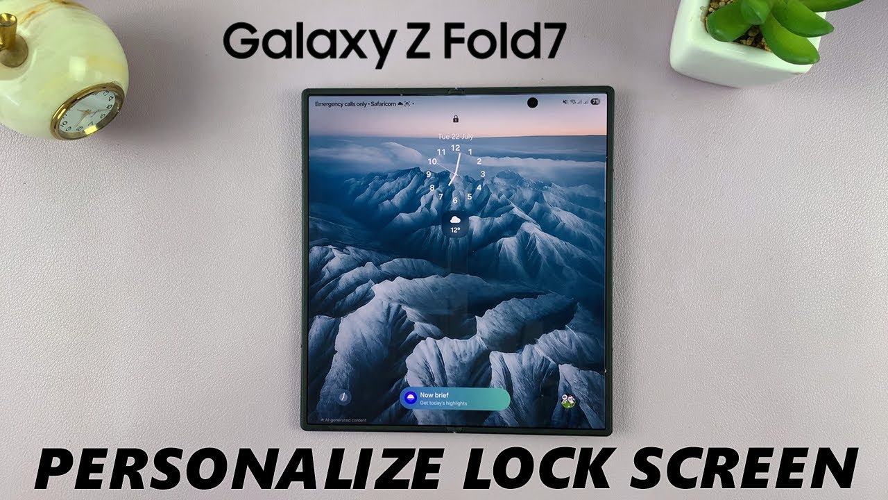 How To Customize Lock Screen On Samsung Galaxy Z Fold 7