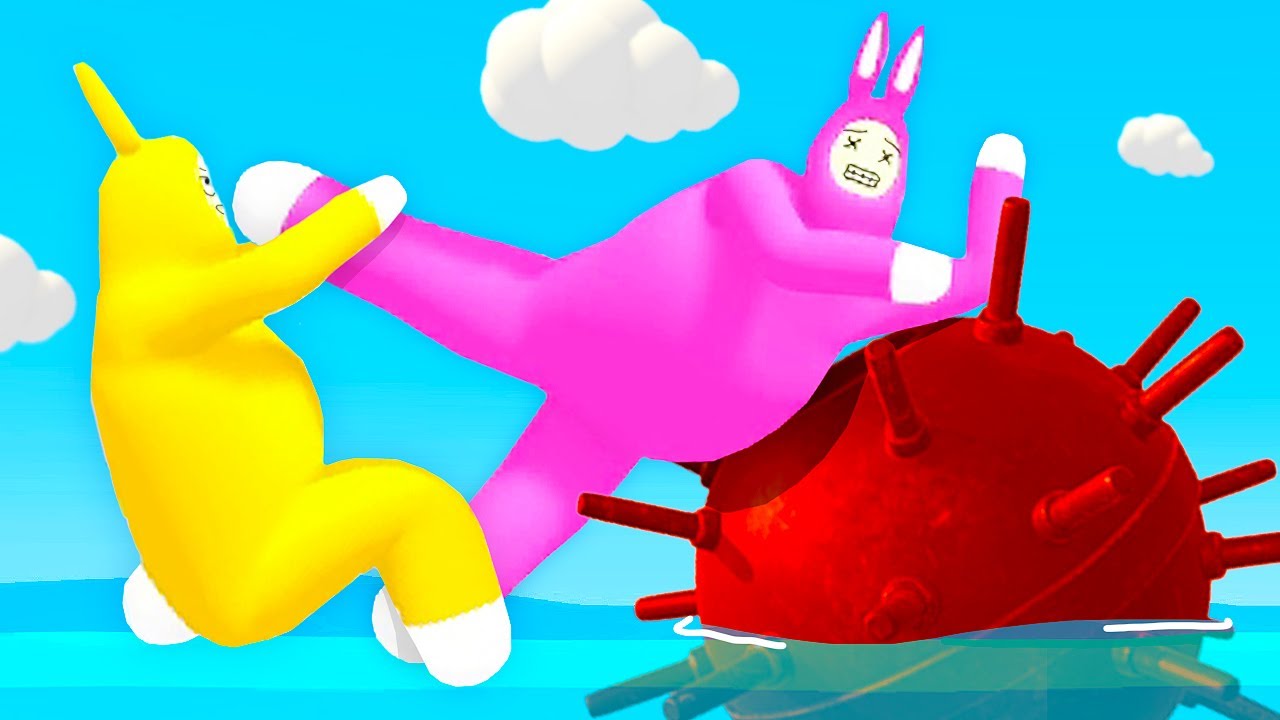 My Friend can't handle the MINE TRAP... (Super Bunny Man)
